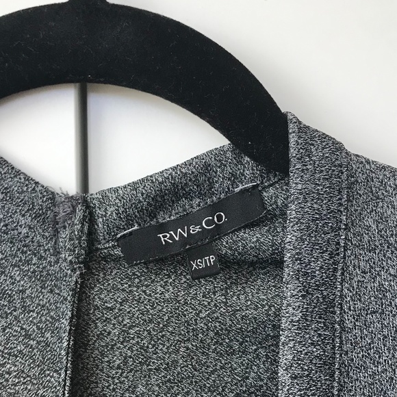 🍀 2 FOR $30 🍀 RW&CO. Pepper Grey Cardigan - Picture 6 of 6